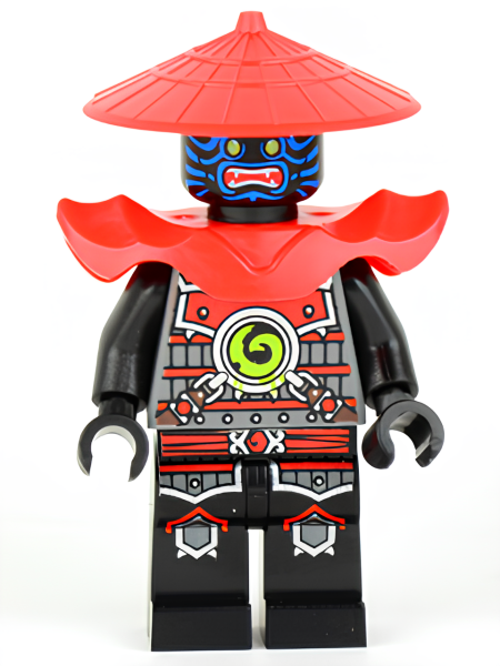 Минифигурка Lego Ninjago Stone Army Swordsman - Blue Face njo077 U